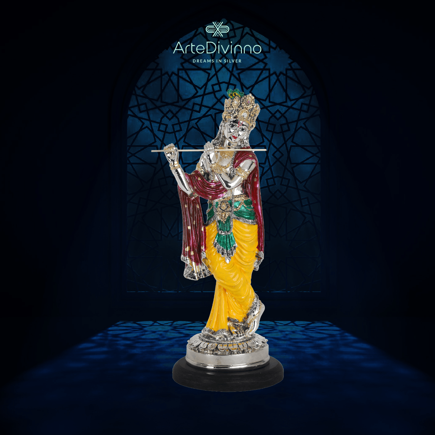 Krishna Ji Red Dupatta