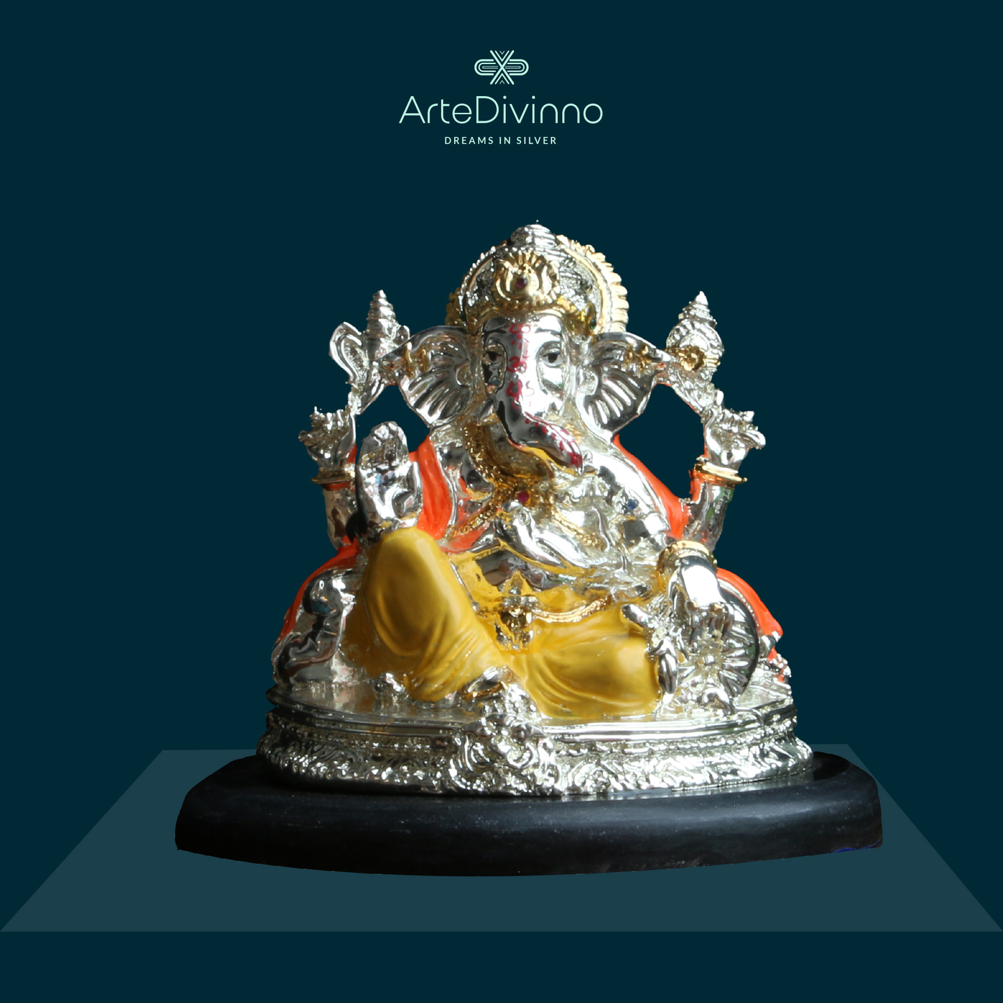 Ganeshji Yellow Dhoti