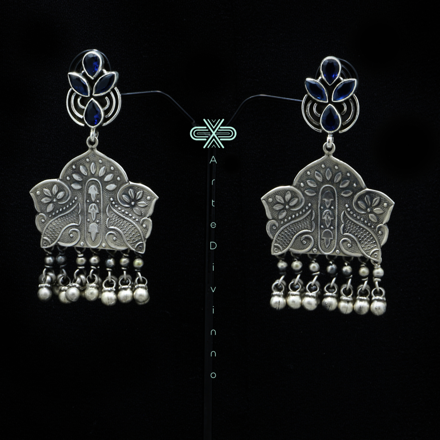 Blue Ghungru Oxidized