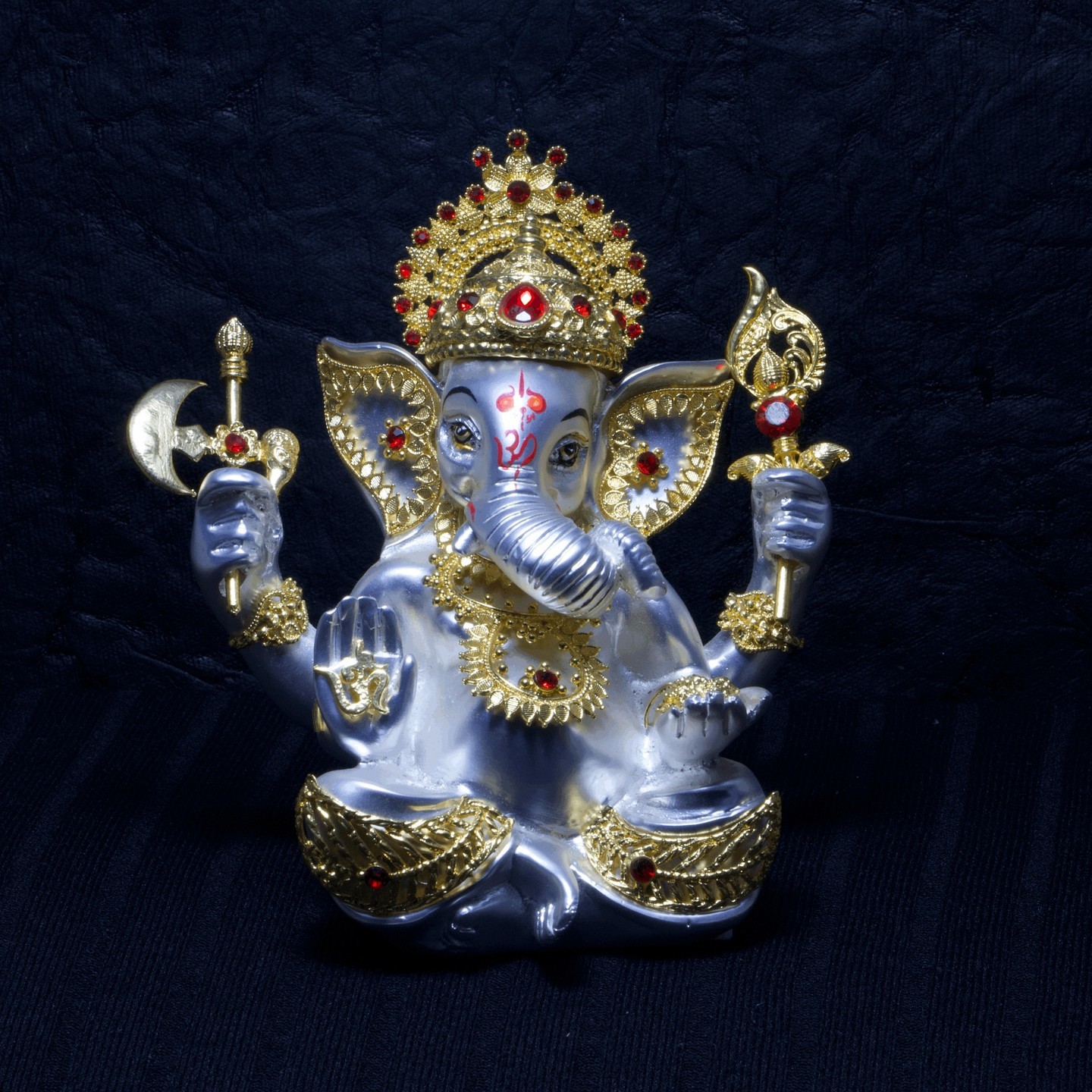Ganesha Silver Gold