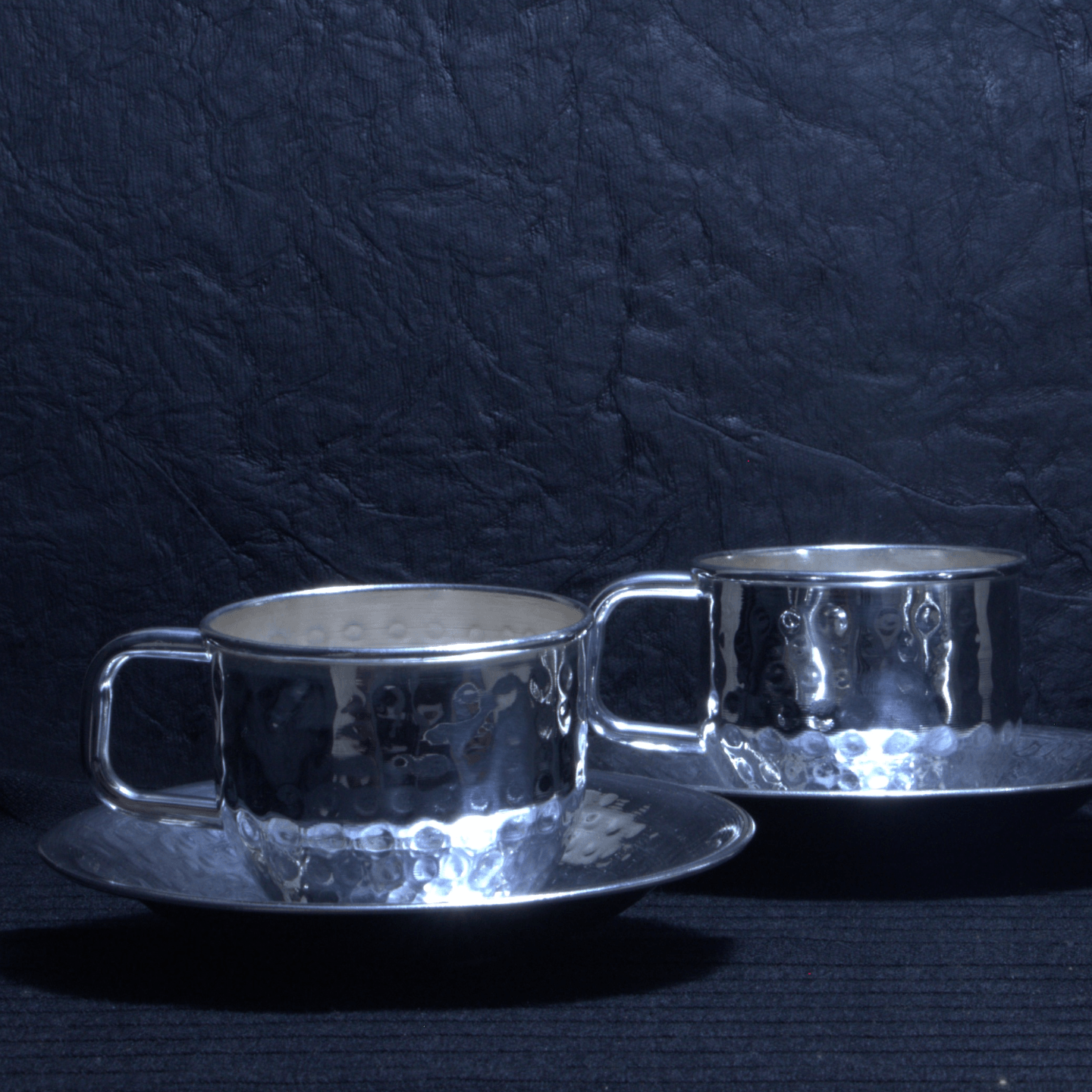 Silver Plated Tea Cup & Saucer 2 pcs