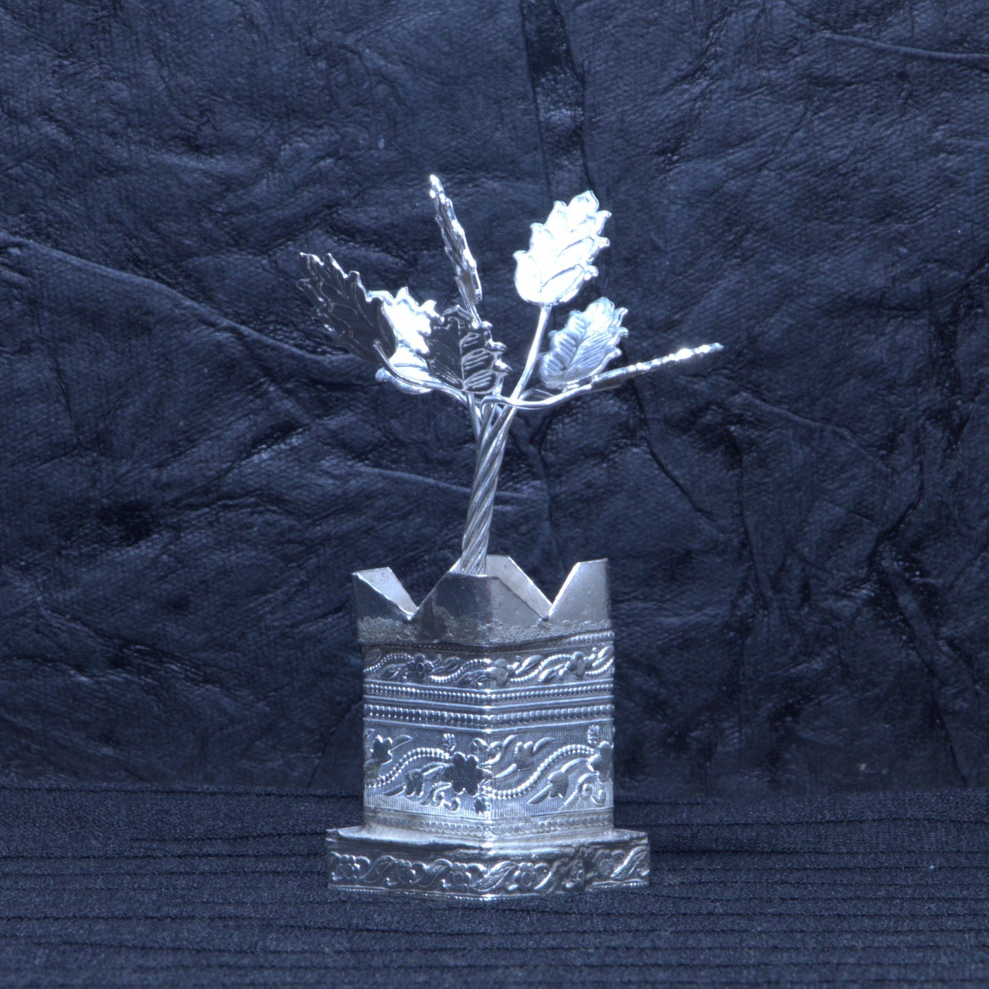 Silver Plated Tulsi Tree Big