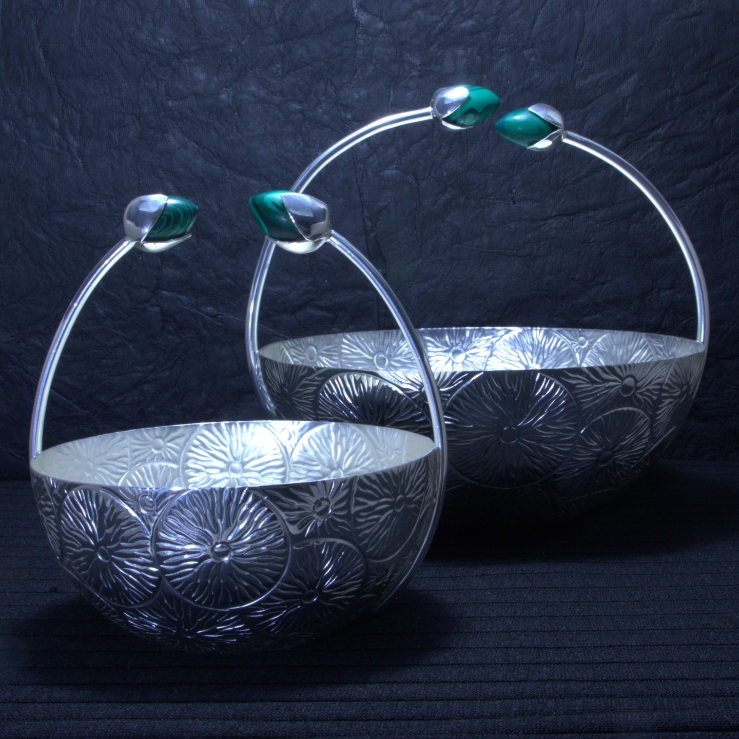 Malachite Quartz Bowl Set