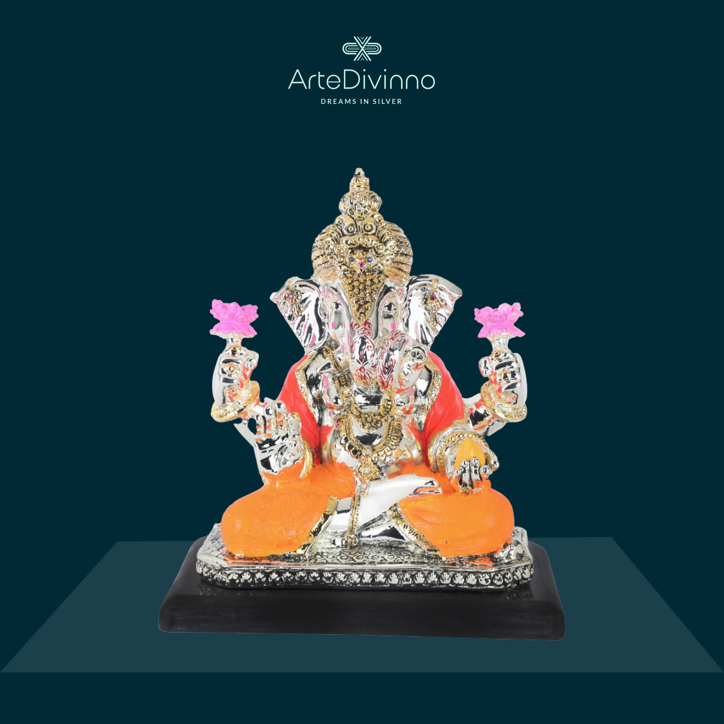Dagdusheth Ganpati with Jewellery