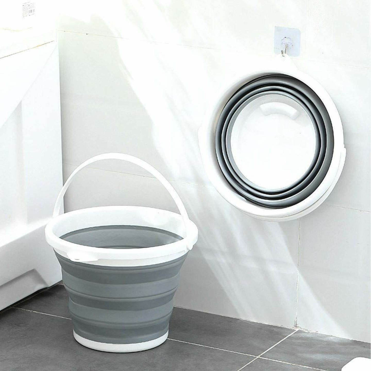 10 Lit Silicone Foldable Bucket