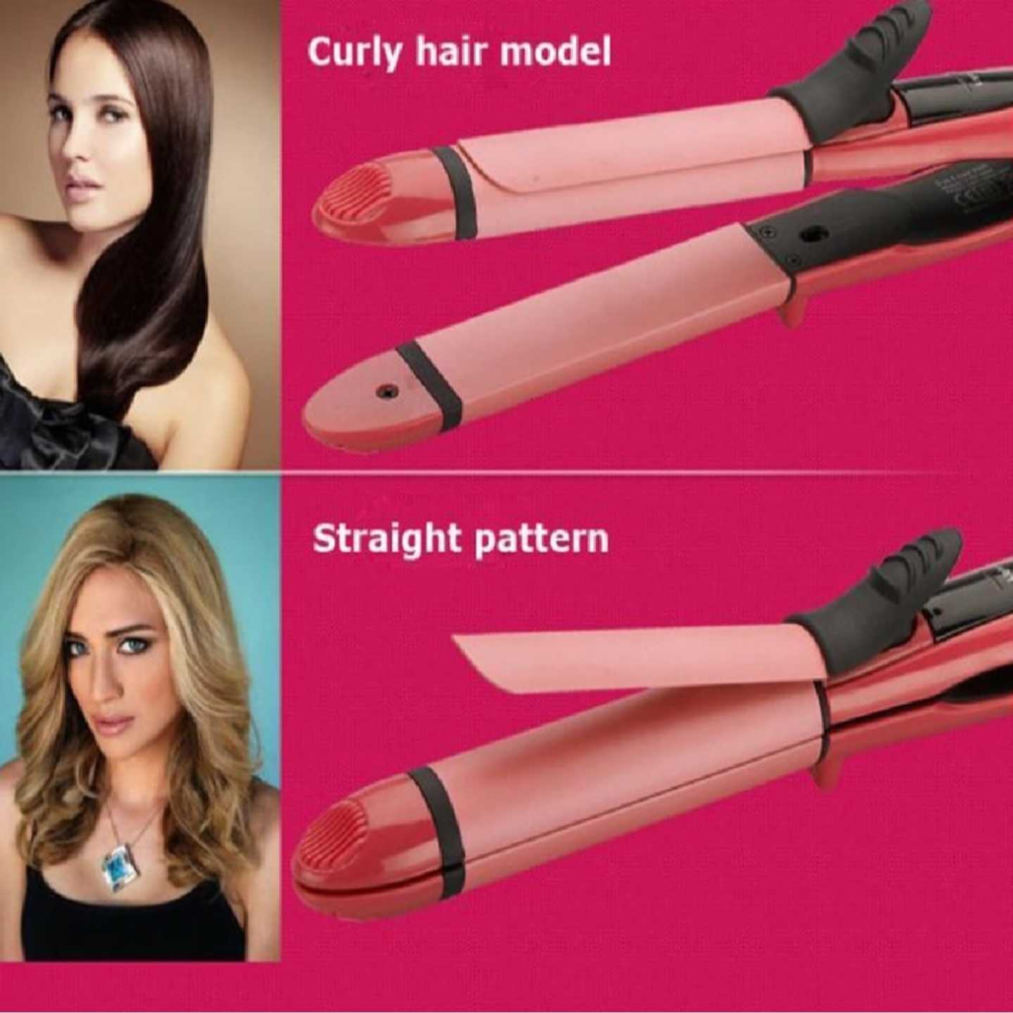 2 in 1 Nova Hair Straightener