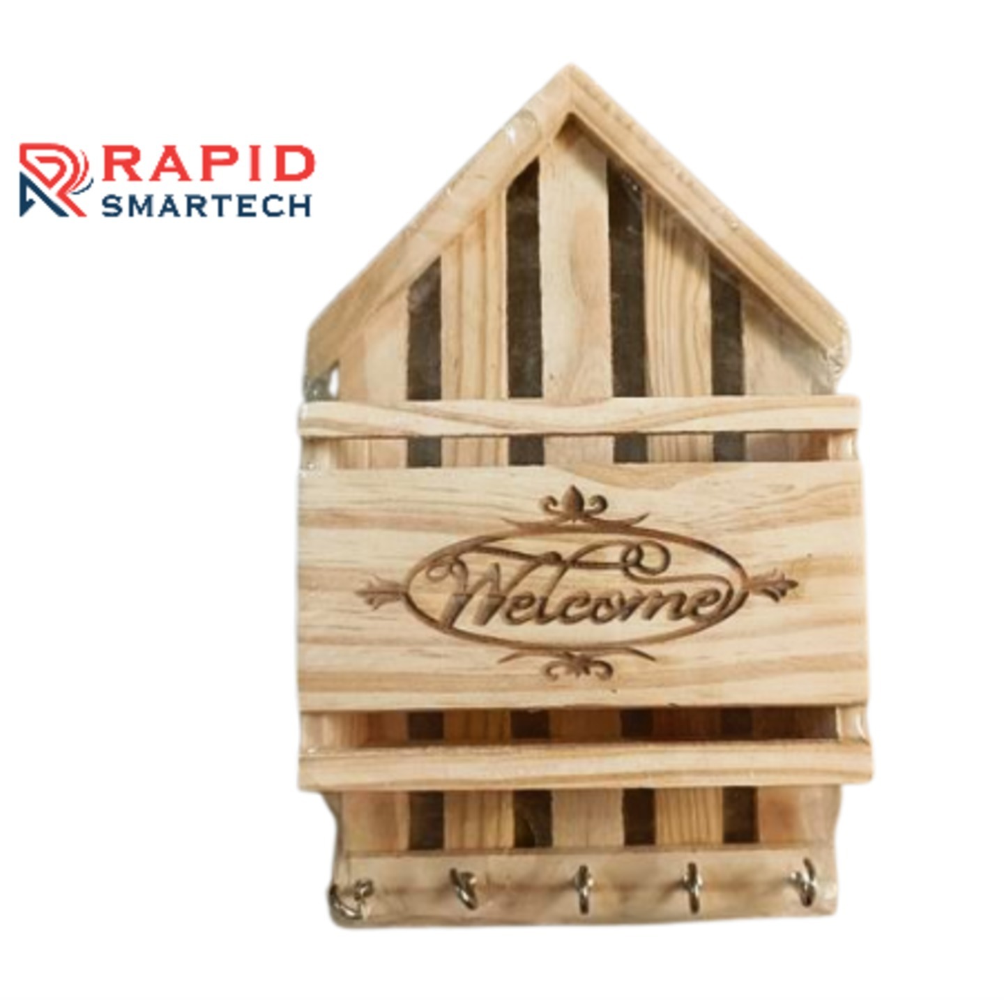 Wooden key hanger