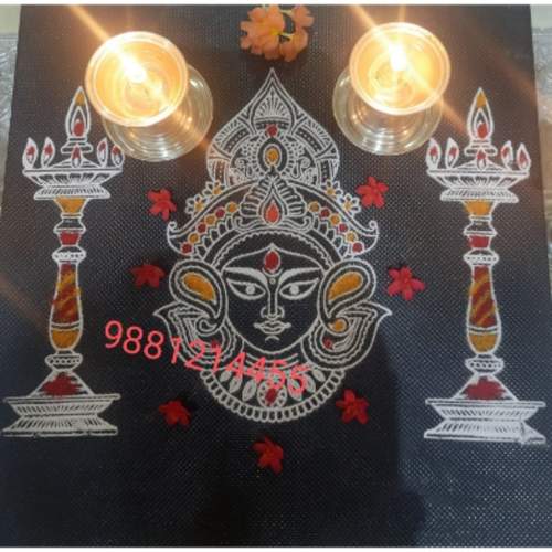 Combo of 2 Rangoli stencils 