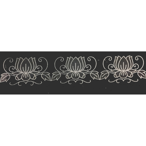 Border Rangoli stencil 17 by 5 inch B-4
