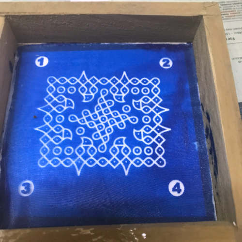 MeArtist wooden sikku kolam stencil
