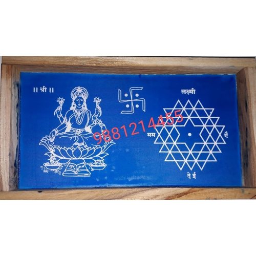 Laxmi with yantra rangoli stencil