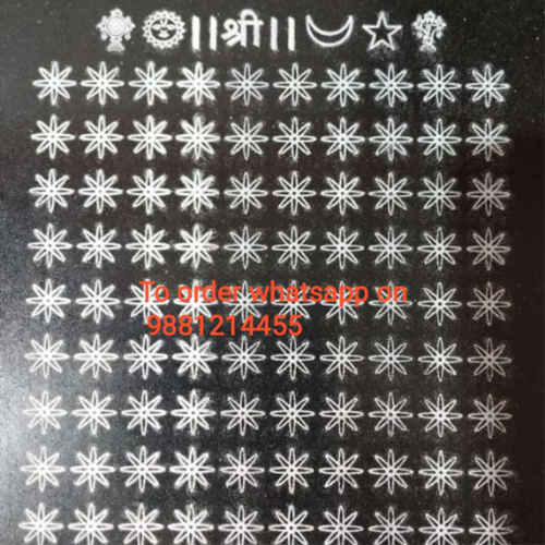 100 padma Rangoli stencil