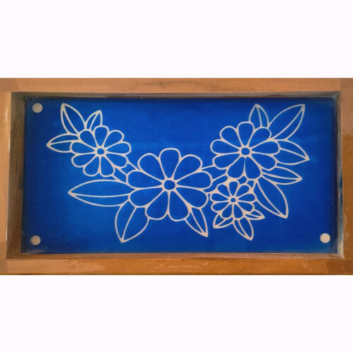 New floral design stencil in 9/5 inch 