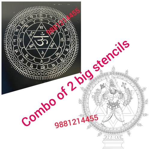 Sudarshan combo of 2 big stencils