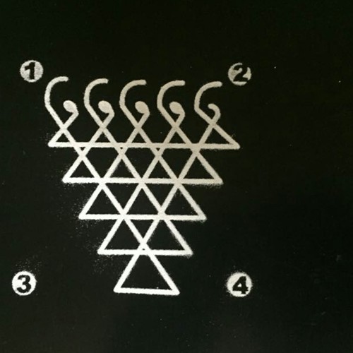 MeArtist wooden Stencil of 5 By 5 Inch