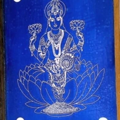 Laxmi rangoli stencils of 10 by 14 inch
