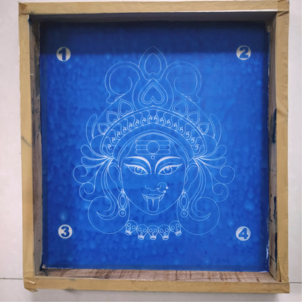 navratri special 9 by 9 inch Rangoli stencils 