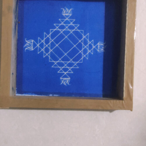 kubera rangoli stencil 
