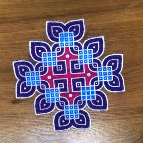 MeArtist wooden rangoli stencil of 12 by 12 inch