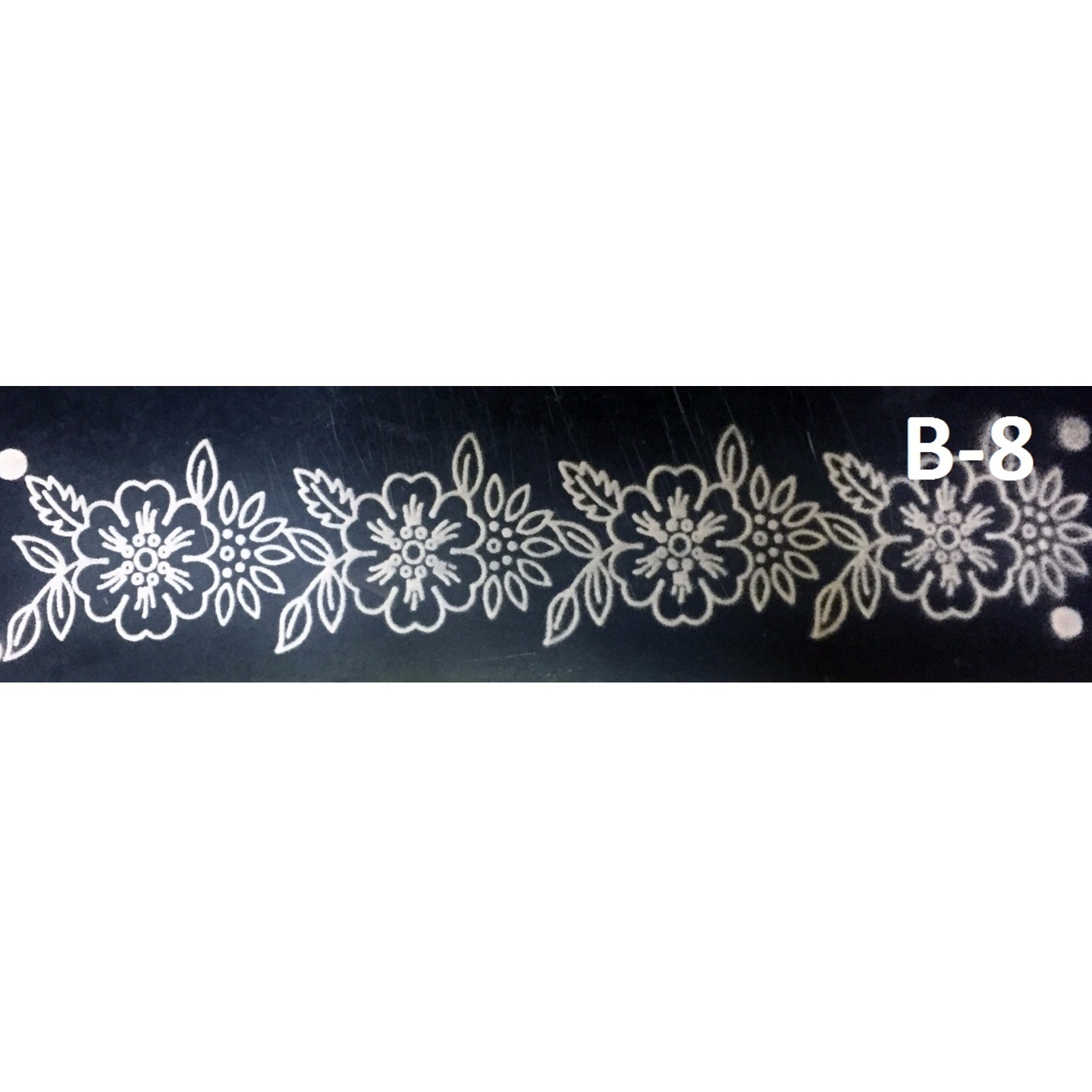 Border Rangoli stencil 17 by 5 inch B- 8