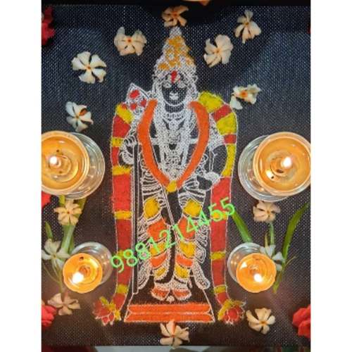 Subramanya swami  /murugan rangoli stencil 