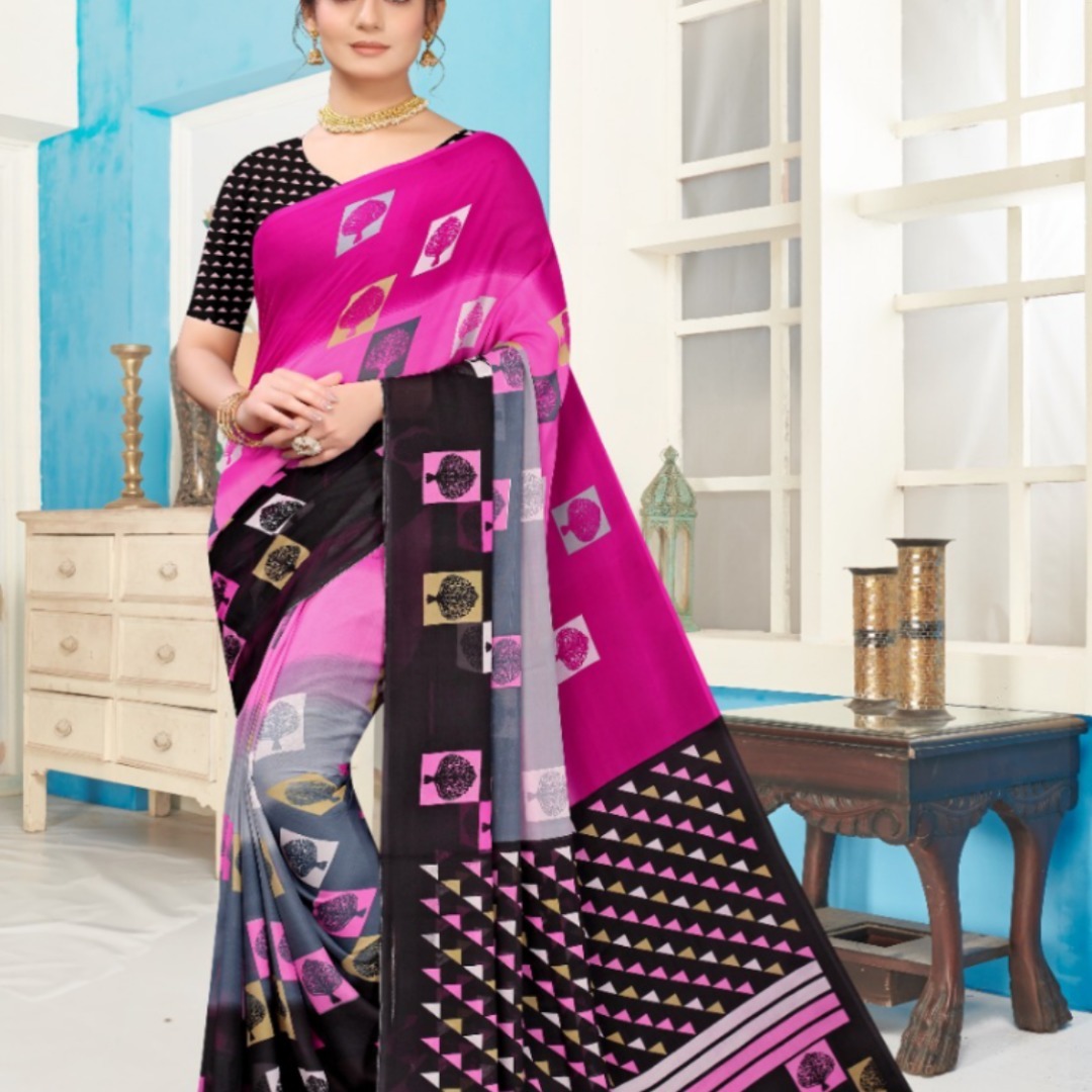 New Georgette Saree