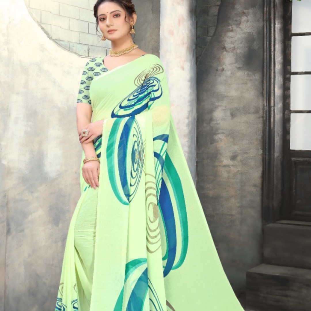 New Georgette Saree