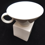 Reinforced Bone China Geometric-Shaped Coffee Cups - Cone Shaped