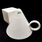 Reinforced Bone China Geometric-Shaped Coffee Cups - Cone Shaped