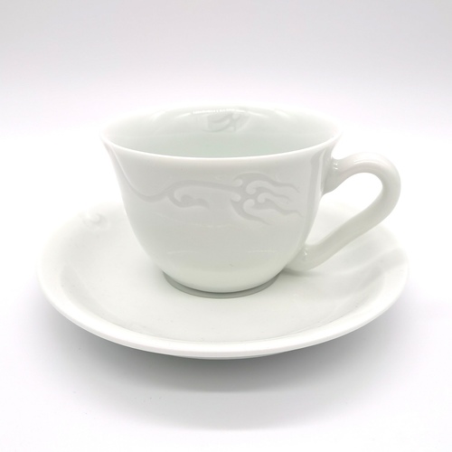 Green White Feitian Coffee Cup