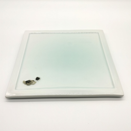 Green White Japanese Landscapes Flat Plates 2nd Edition - Square