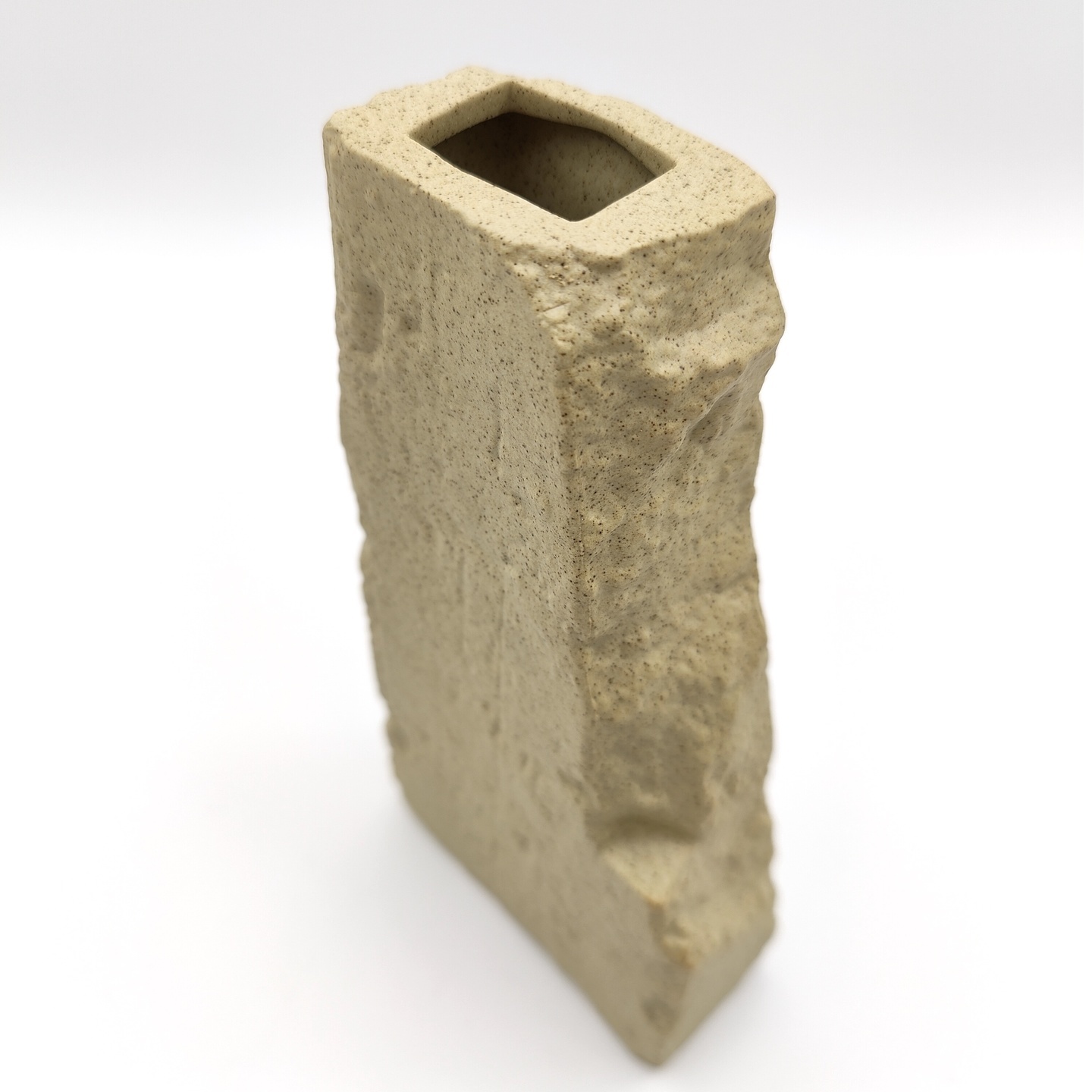 Stoneware Brick-shaped Vases-Tall