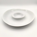 Green White Chip & Dip Server