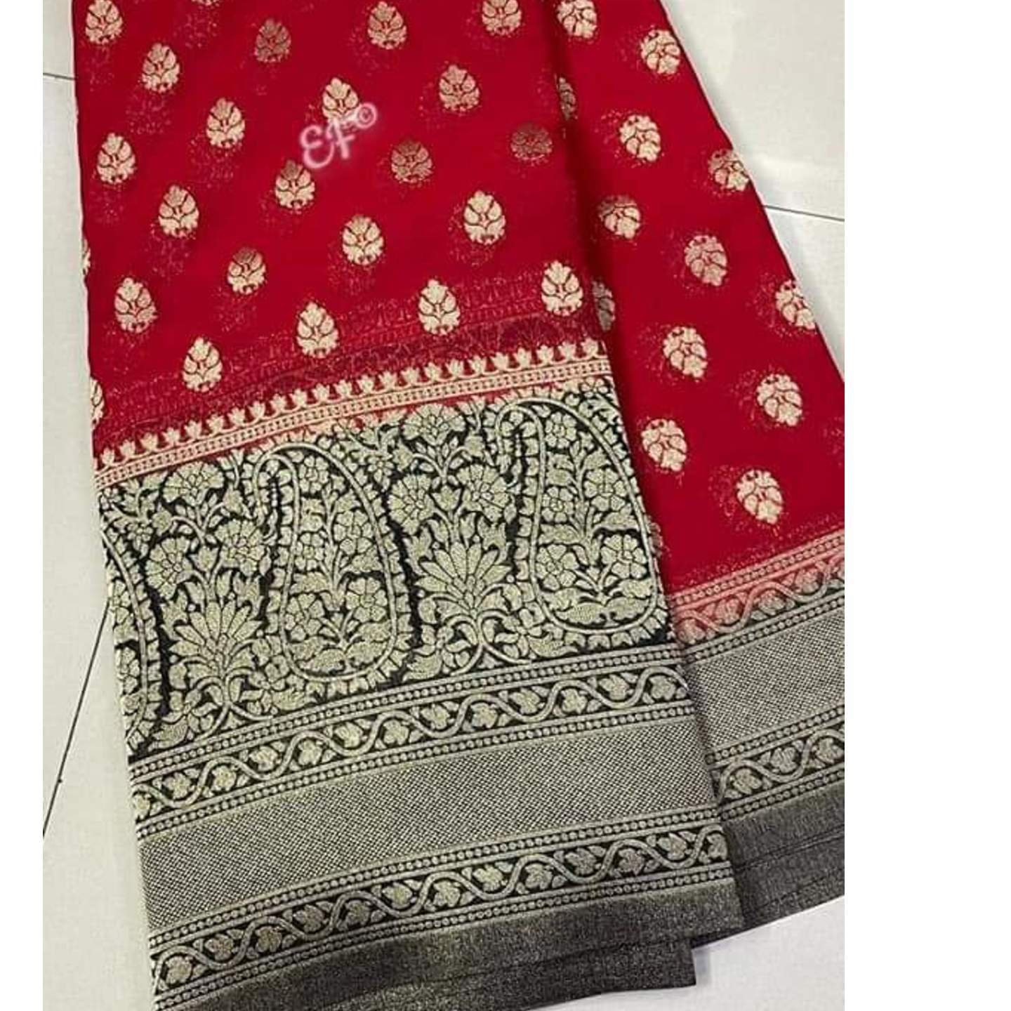 Banaras semi georgette