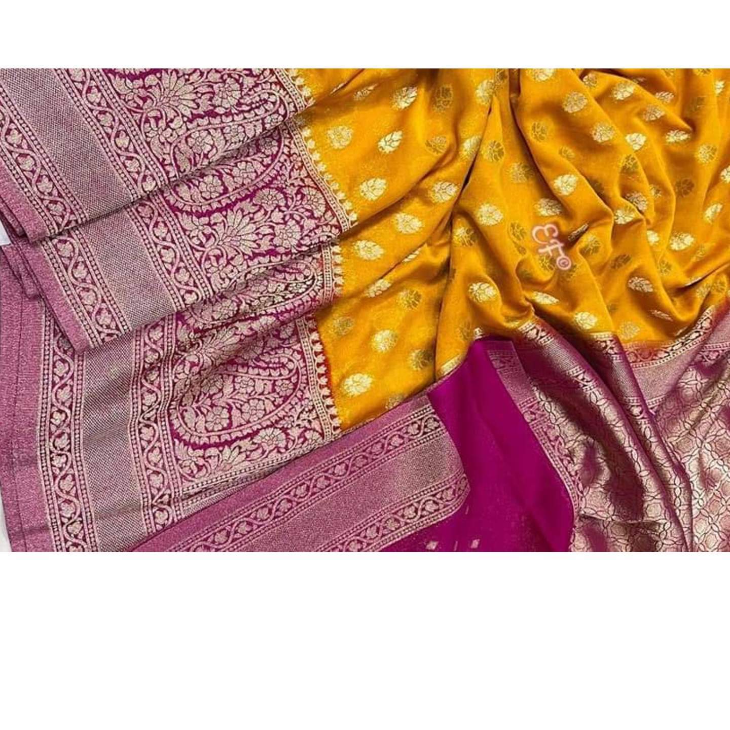 Banaras semi georgette