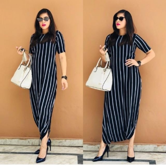 Designer - stripe jumpsuit