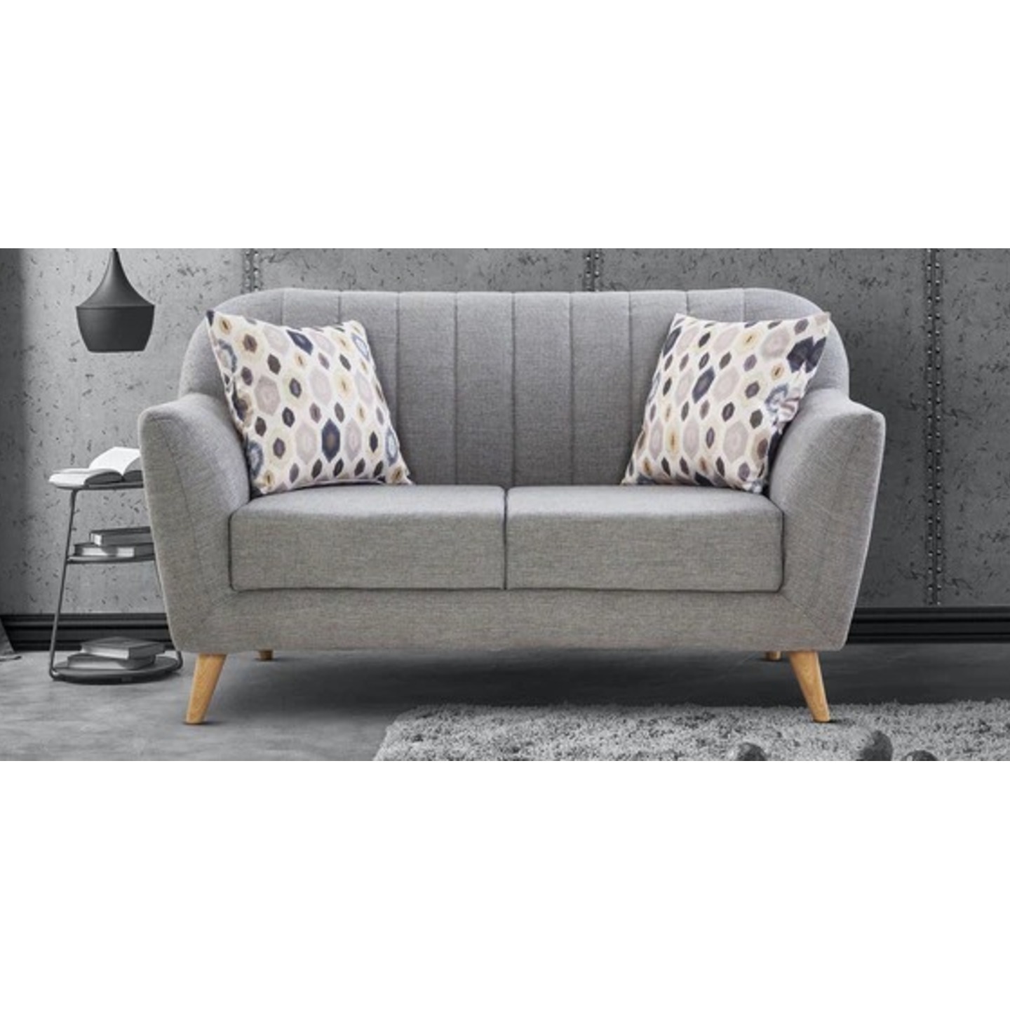 NF DD-112  Sofa Set 3+2 In Grey Colour