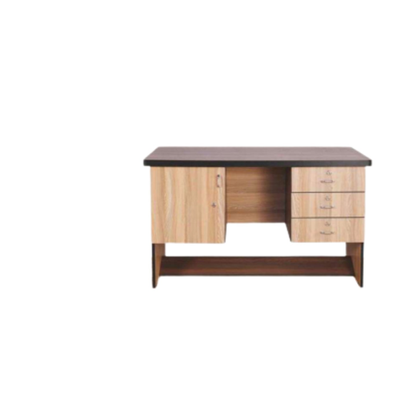HS Office Table KOT-3 In Brown Colour
