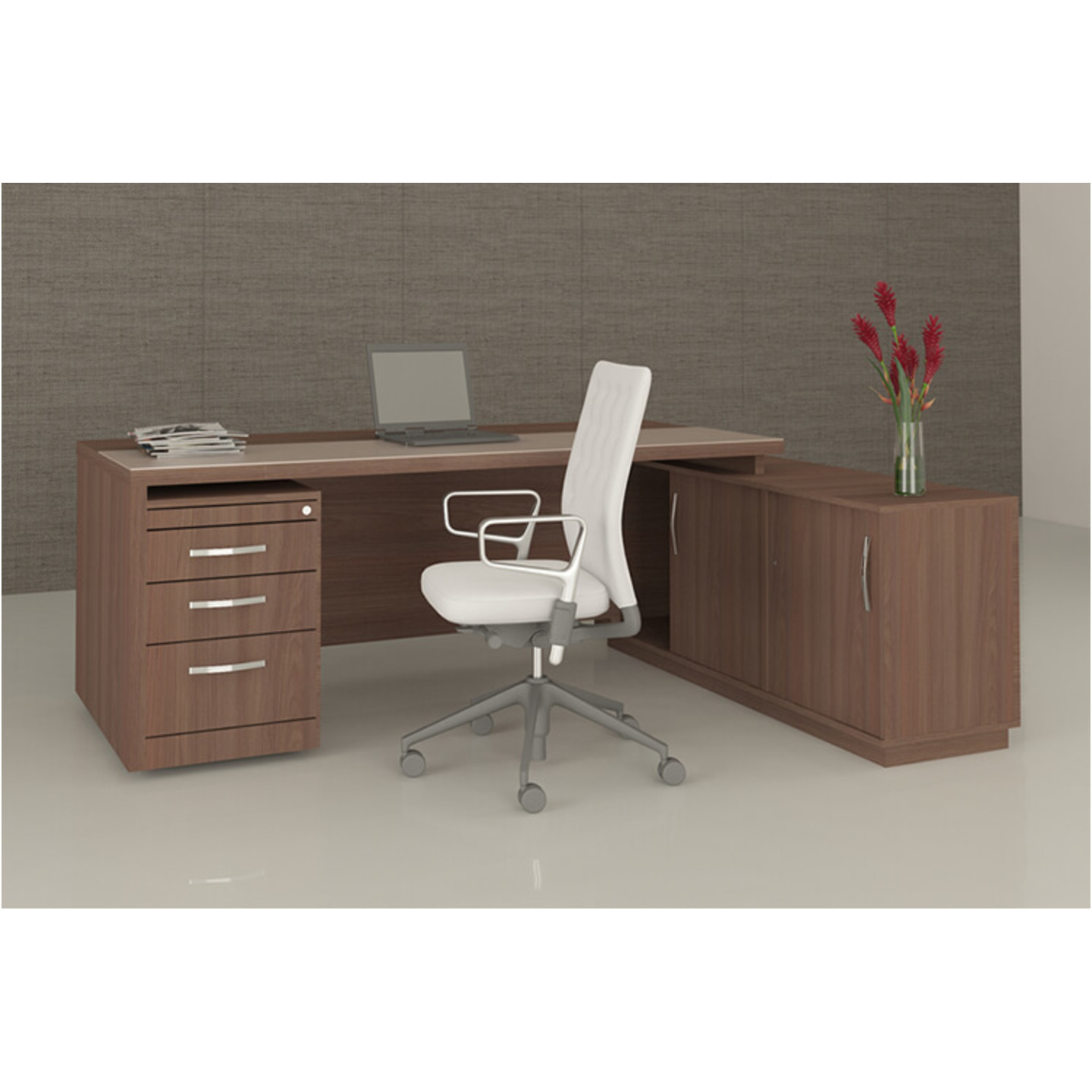 SFA Office Table EX-03 Three  Drawer