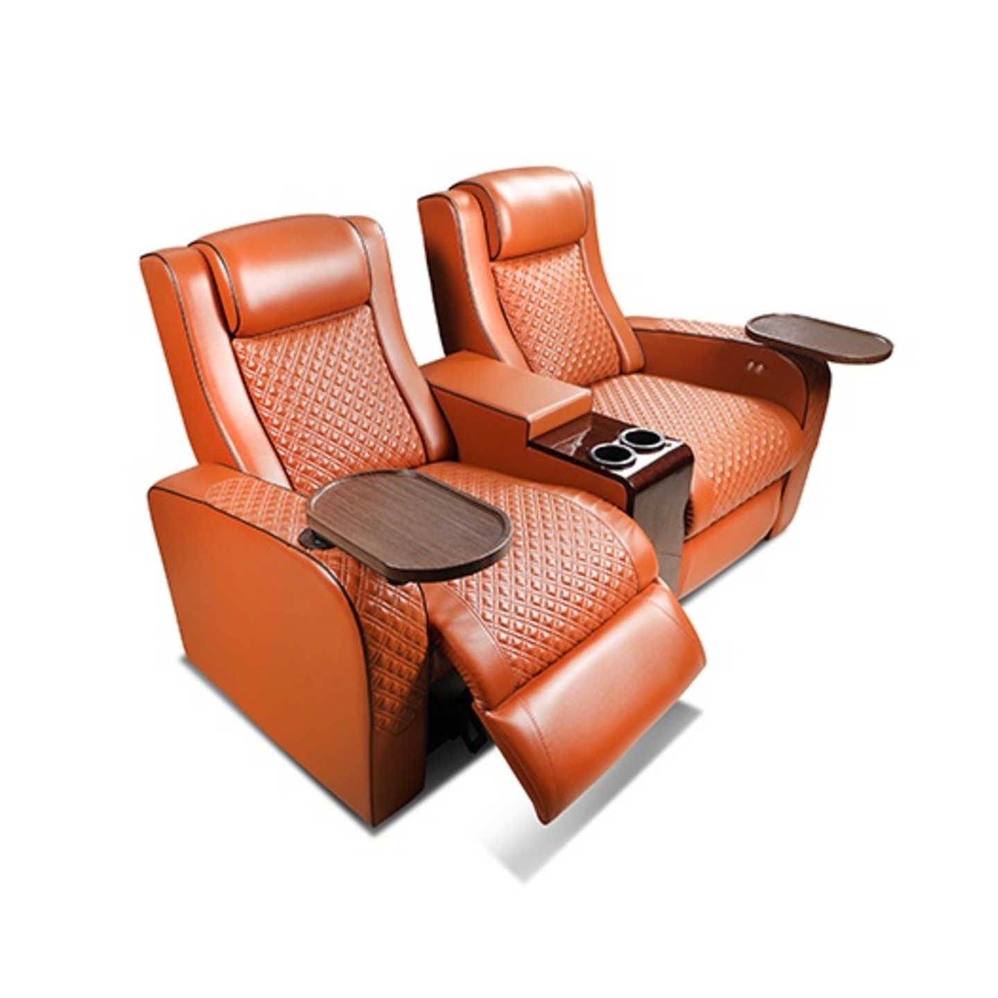 LN Recliner Chair Aderia Electronic System In Brown Colour
