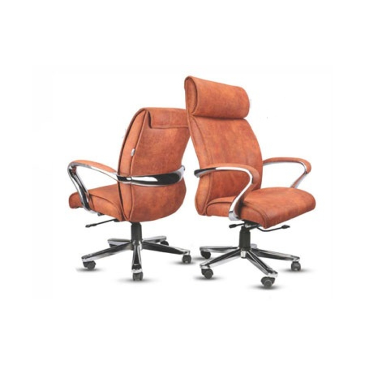 PI High Back Chair Brezza In Brown Colour