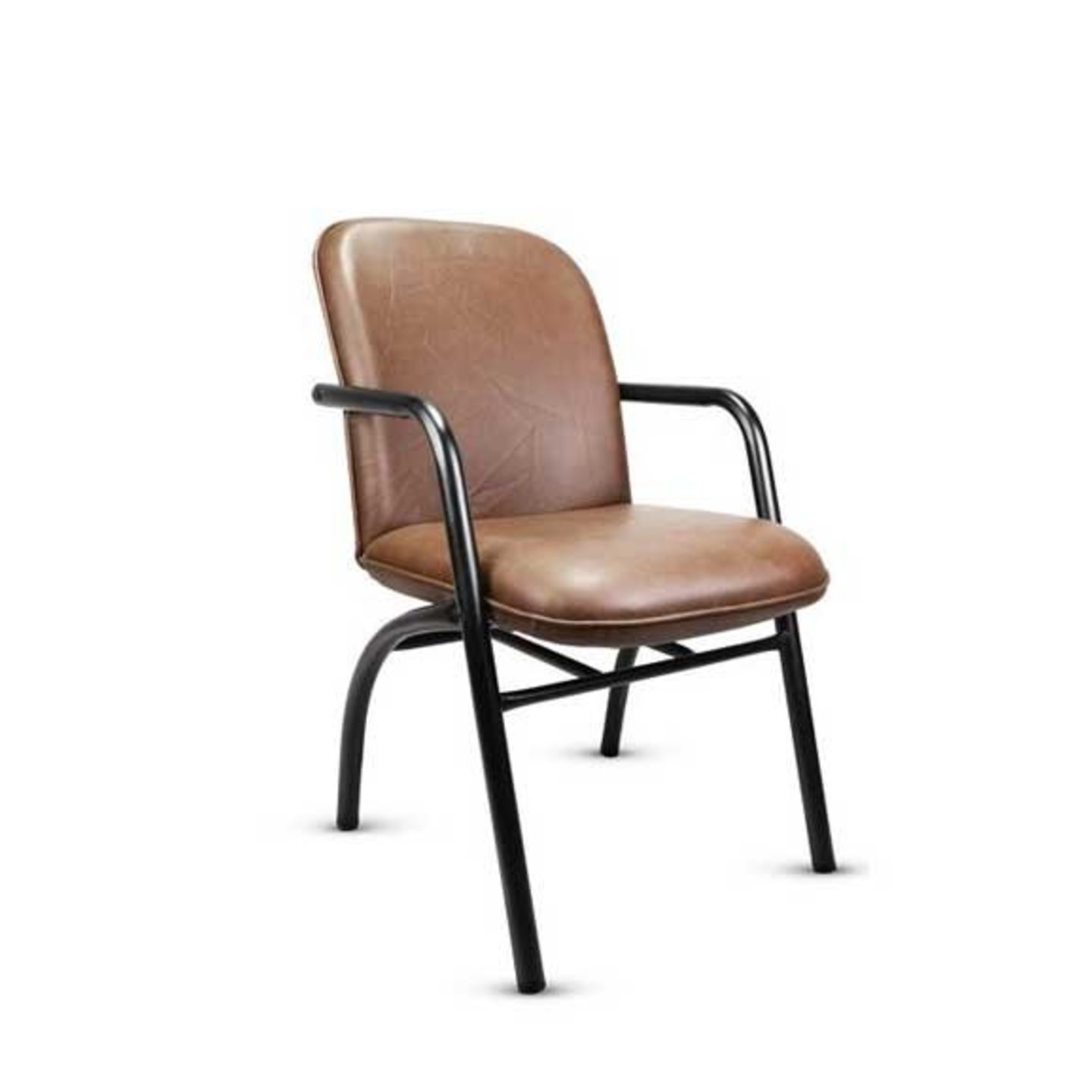 PI Fix Chair PI-206 In Brown Colour