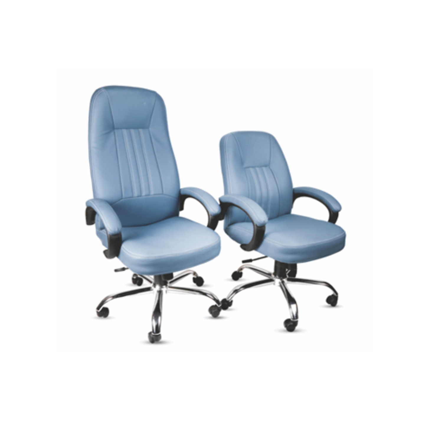 PI Medium Back Chair Dura In Blue Colour
