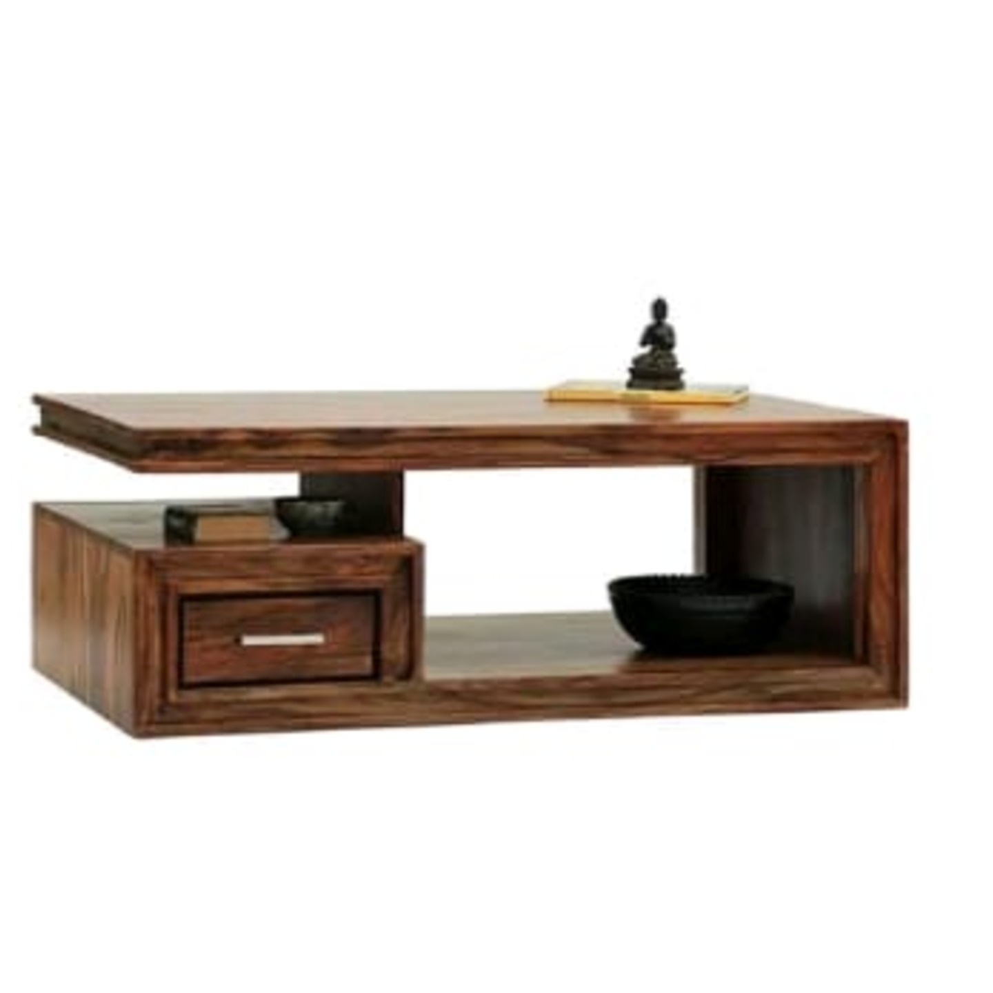 DW Center Table C-018 1 Drower In Brown Colour