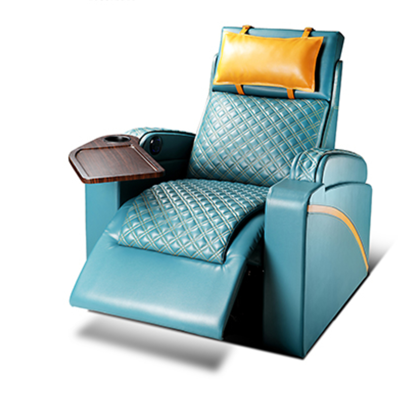 LN Recliner Chair Fusion Electronic System In Blue Colour