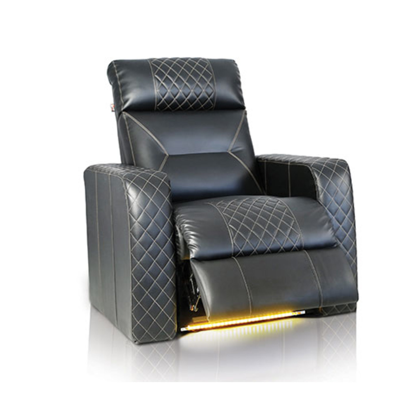 LN Recliner Chair Grande Electronic System In Black Colour