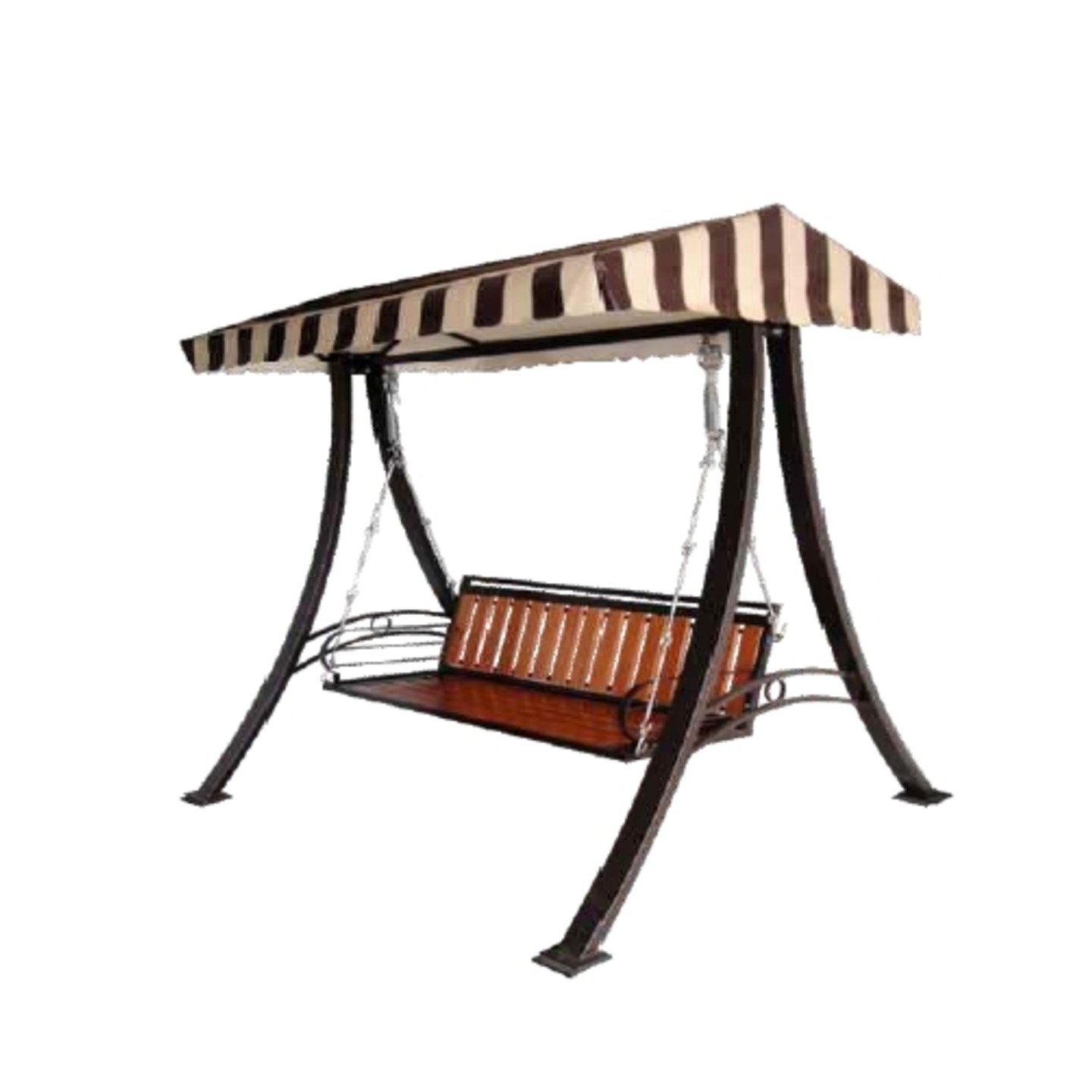 HJA Swing With Stand Roof HOJ-025 In Brown & Black Colour