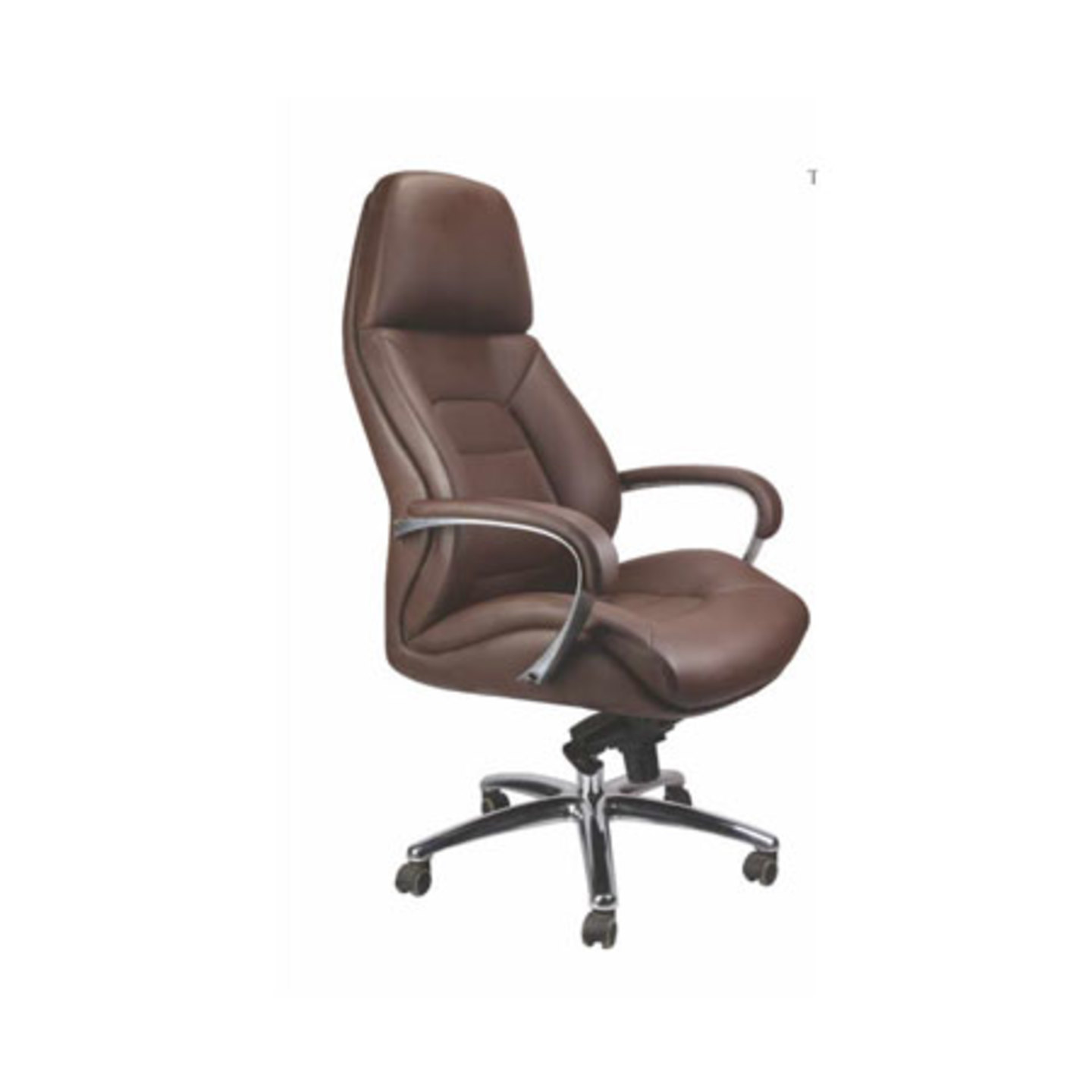 PI High Back Chair Marrazo In Brown Colour