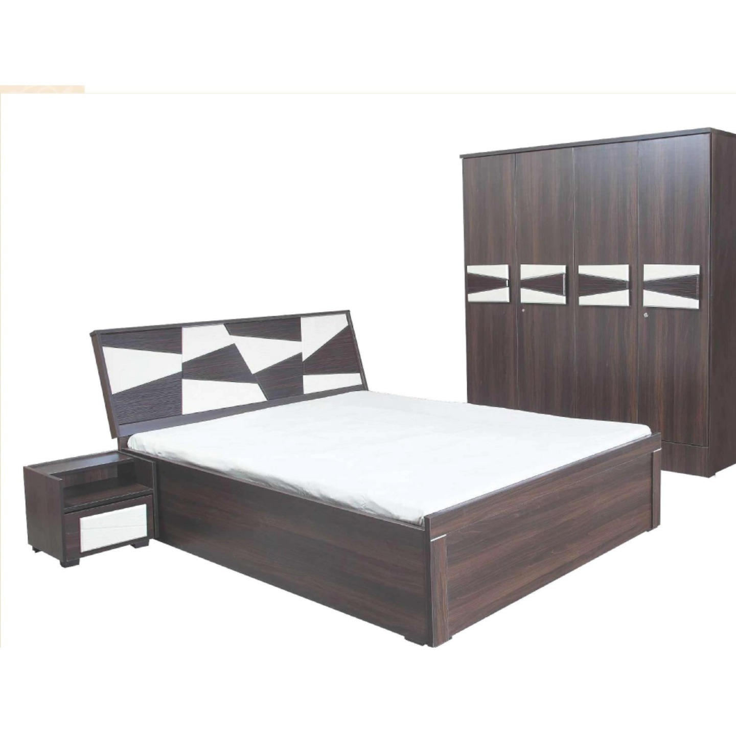 RD Queen Size Bed With Box Bed 78x 60 Tulip