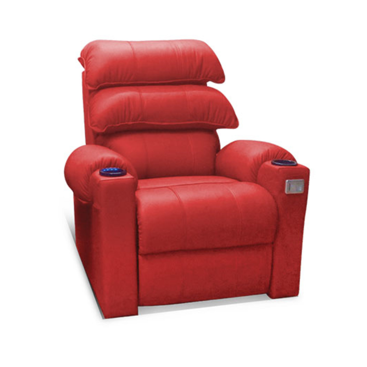 LN Recliner Chair Luxe Electronic System In Red Colour